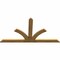 Ekena Millwork Richland Rough Sawn Timber Gable Bracket, Western Red Cedar, 96"W x 52"H x 2"D x 6"F, 13/12 Pitch GBW096X52X0206RIC00RWR - alternate 3